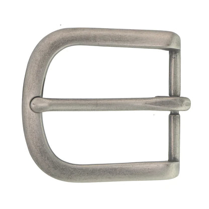 IVAN Utica End Bar Buckle Antique Nickel 38mm (1-1 2") / Mollies New Zealand