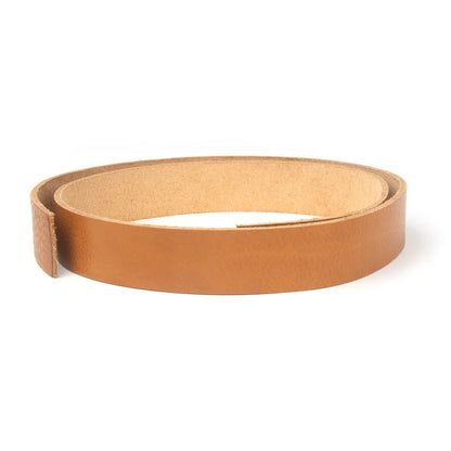LEATHER Veg Tan Barletta Italian Strip British Tan 38mm x 120cm 8-9oz / Mollies New Zealand