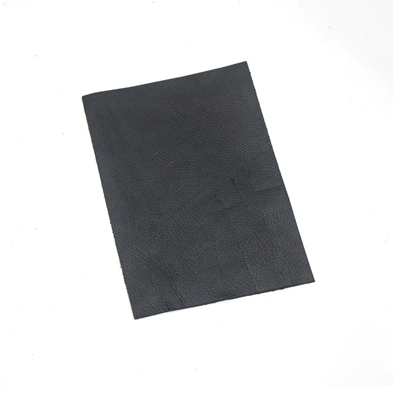 LEATHER Grizzly Oil Tan Cut Panel A4 Black 4-5 oz / Mollies New Zealand