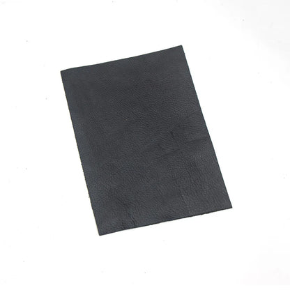 LEATHER Grizzly Oil Tan Cut Panel A4 Black 4-5 oz / Mollies New Zealand