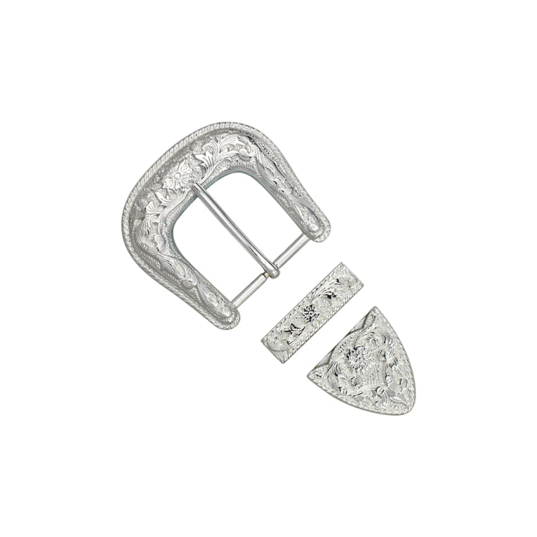 IVAN Victoria Buckle Set Silver Plate 38mm (1-1 2") / Mollies New Zealand