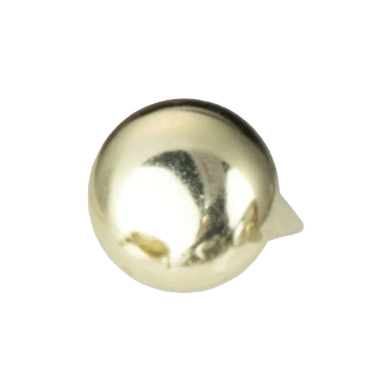 IVAN Decorative Spots Round Brass Plate 12mm (1 2") 100 Pack / Mollies New Zealand