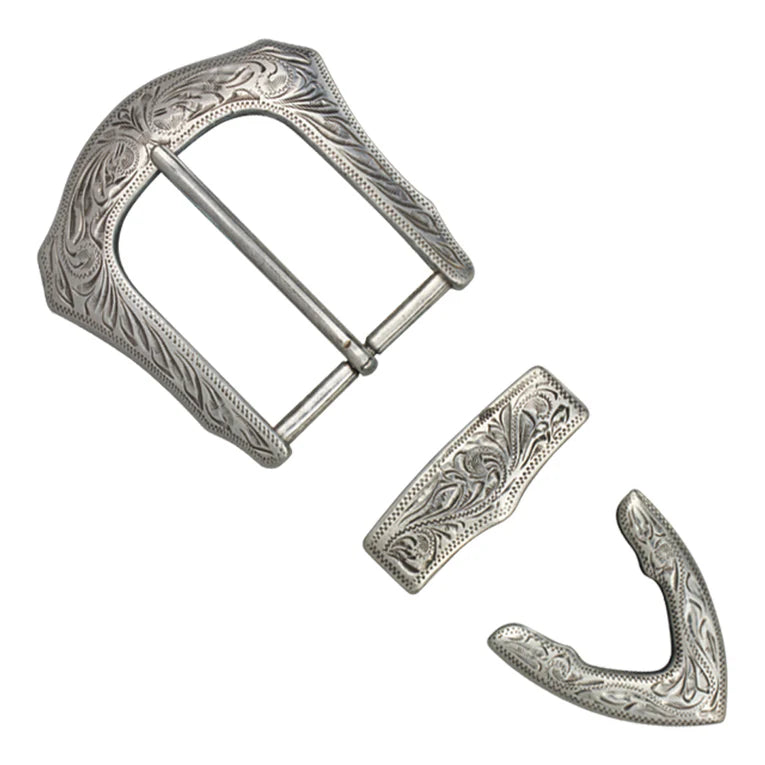 IVAN Athena Buckle Set Silver Plate 38mm (1-1 2") / Mollies New Zealand