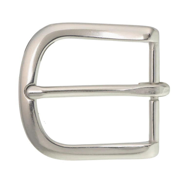 IVAN Utica End Bar Buckle Nickel Plate 38mm (1-1 2") / Mollies New Zealand