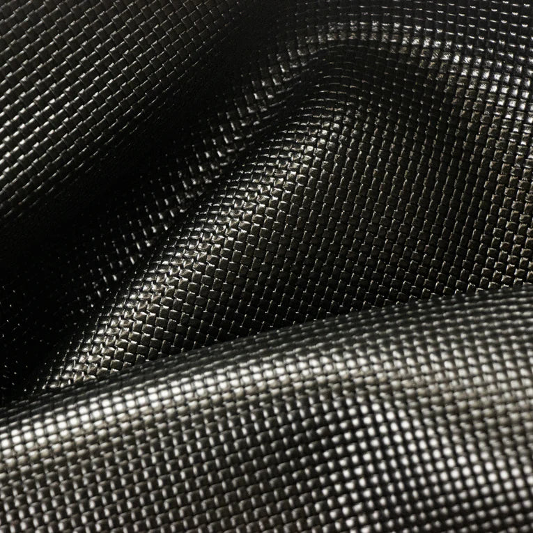 LEATHER Basketweave Embossed Chrome Tan / Side / Mollies New Zealand