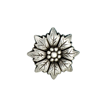 IVAN Cosmos Conchos Silver Plate 25mm" (1") / Mollies New Zealand