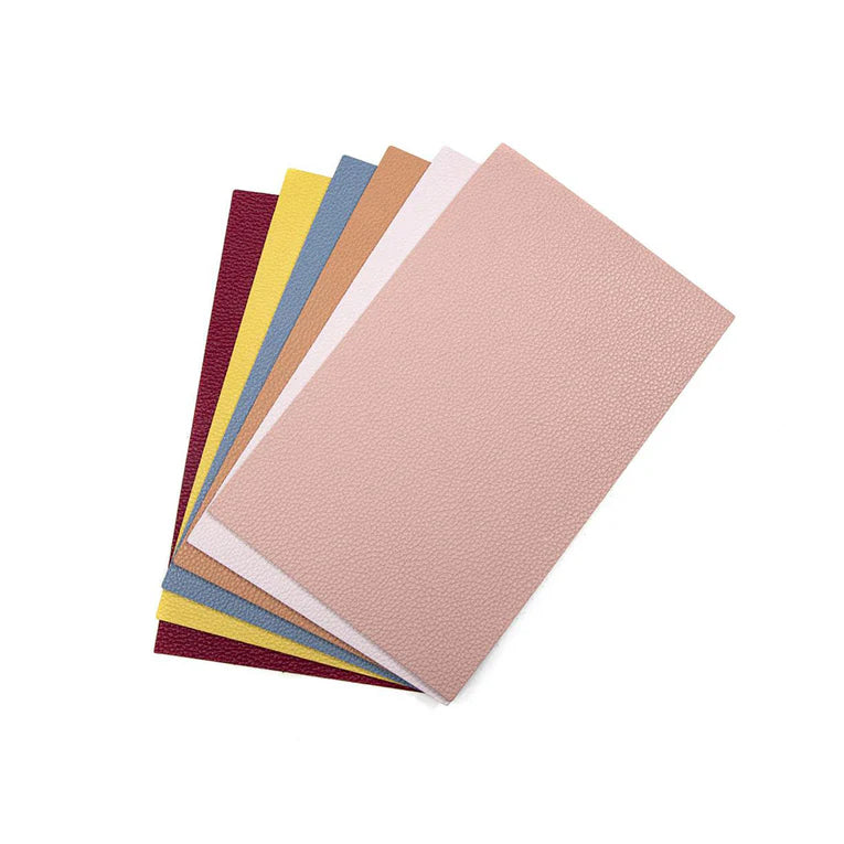 LEATHER Chrome Tanned Sorano Double Sided / Panel Mixed Colours 6 Pack A5 / Mollies New Zealand