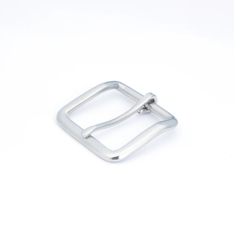 IVAN Econo Square Heel End Bar Buckle Nickel Plate 38mm (1-1 2") / Mollies New Zealand
