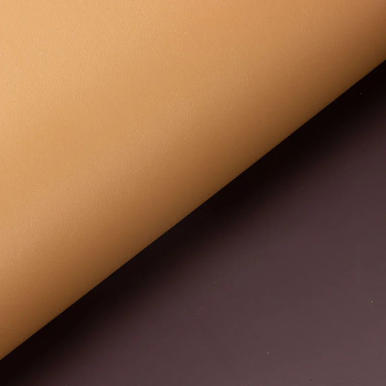 LEATHER Chrome Tanned Sorano Double Sided / Panel Camel Oxblood Each / Mollies New Zealand