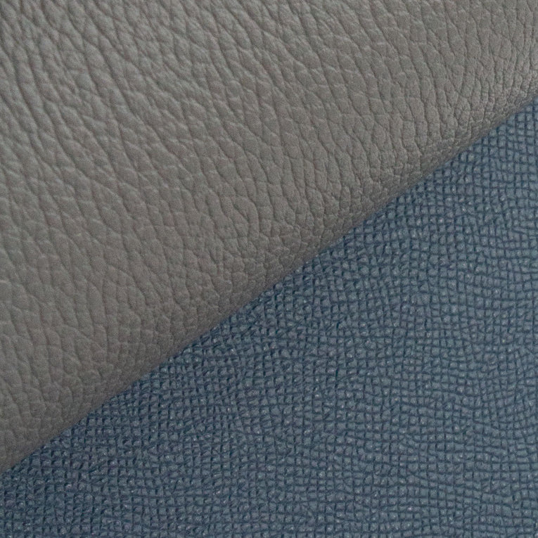 LEATHER Chrome Tanned Sorano Double Sided / Panel Grey Blue Each / Mollies New Zealand