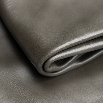 LEATHER Upholstery Seraphic / Whole Hide Metallic Grey Per Average Hide 4-5oz / Mollies New Zealand