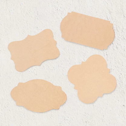 LEATHER Veg Tan Plaque / Mollies New Zealand