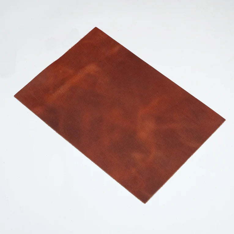 LEATHER Horween Derby / Cut Panel English Tan B4 4-5 oz / Mollies New Zealand