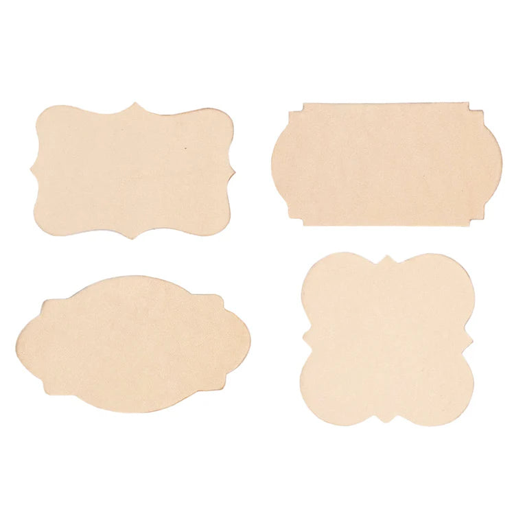 LEATHER Veg Tan Plaque / Mollies New Zealand