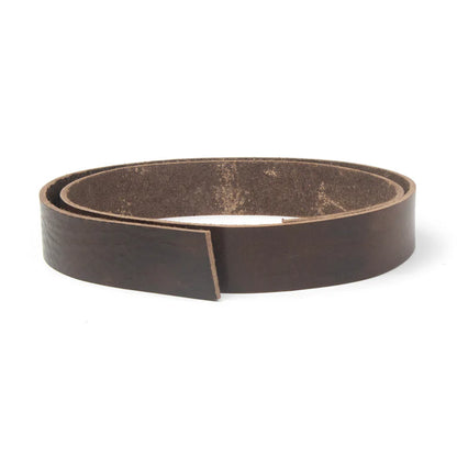 LEATHER Veg Tan Barletta Italian Strip Brown 38mm x 120cm 8-9oz / Mollies New Zealand