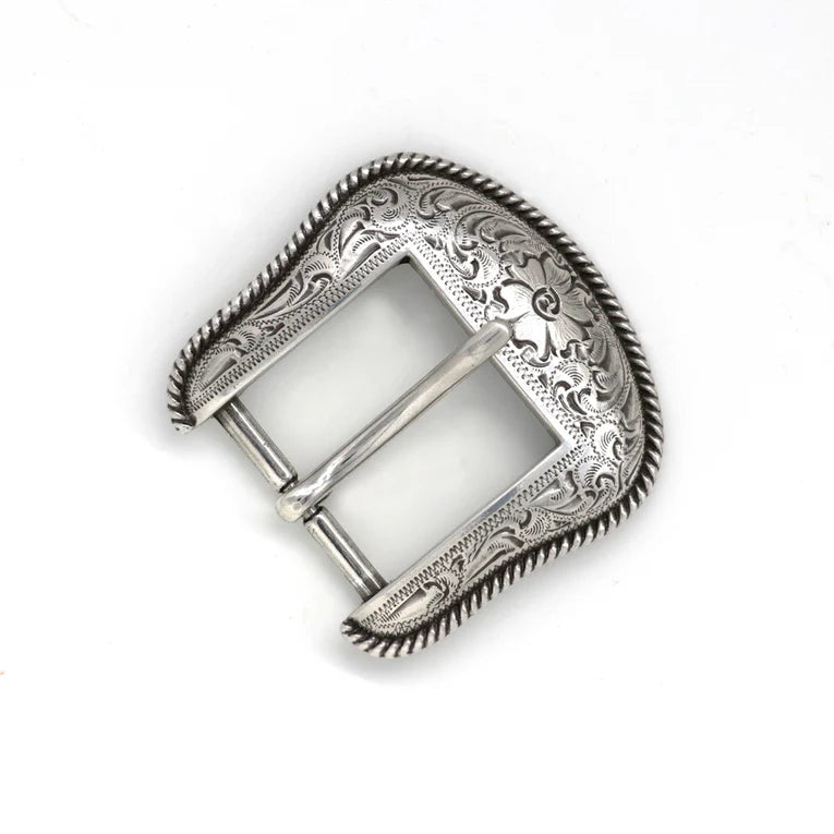 IVAN Sierra End Bar Buckle Antique Silver 32mm (1-1 4") / Mollies New Zealand