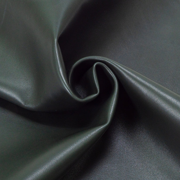 LEATHER Chrome Tanned Sheep Skin / Whole Hide Forest Green 3-4oz / Mollies New Zealand