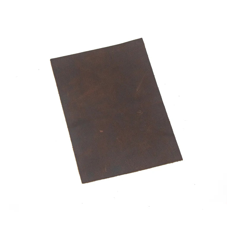 LEATHER Grizzly Oil Tan Cut Panel A4 Brown 4-5 oz / Mollies New Zealand