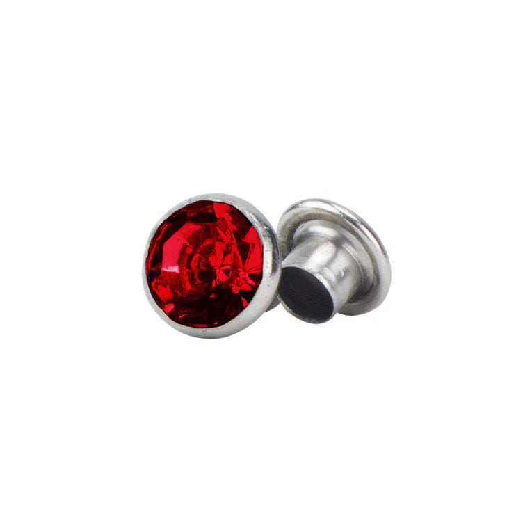 IVAN Crystal Rivets Red 6*3.5mm 100PK / Mollies New Zealand