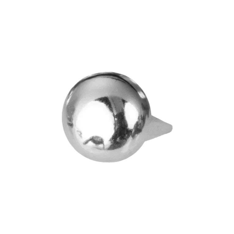 IVAN Decorative Spots Round Nickel Plate 10mm (3 8") 100 Pack / Mollies New Zealand