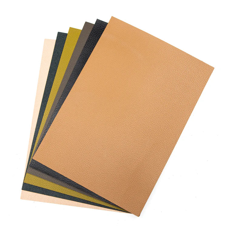 LEATHER Chrome Tanned Volterra / Panel Earthtones 6 Pack A4 / Mollies New Zealand