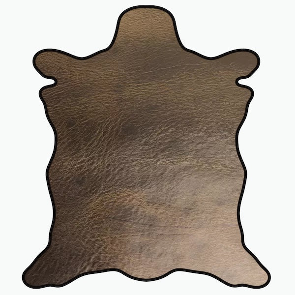 LEATHER Veg Tanned Barletta Italian / Double Shoulder Dark Brown 8-9oz / Mollies New Zealand