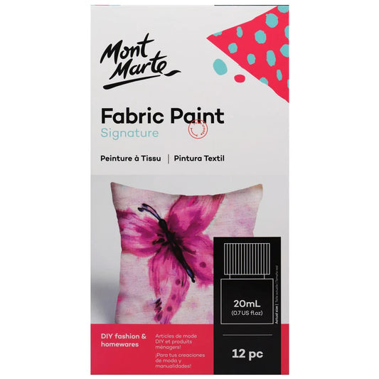 MONT MARTE Fabric Paint Set | Mollies Make And Create NZ