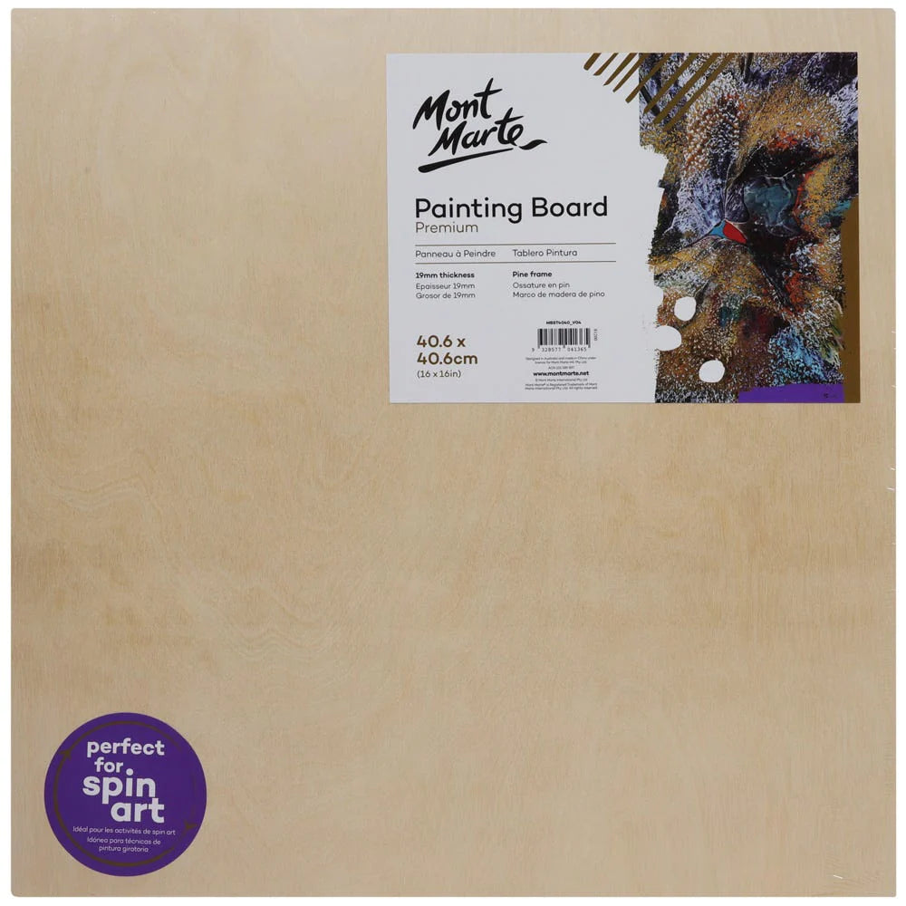 MONT MARTE Painting Board 40.6 x 40.6cm (16 x 16in) / Mollies New Zealand
