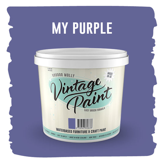 Vintage Paint My Purple (ER) 1 Litre / Mollies New Zealand