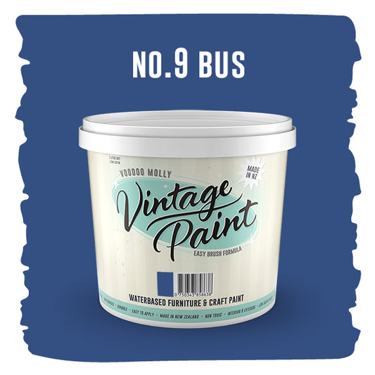 Vintage Paint No.9 Bus (ER) 1 Litre / Mollies New Zealand