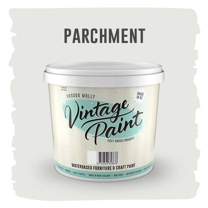 Vintage Paint Parchment 1 Litre / Mollies New Zealand
