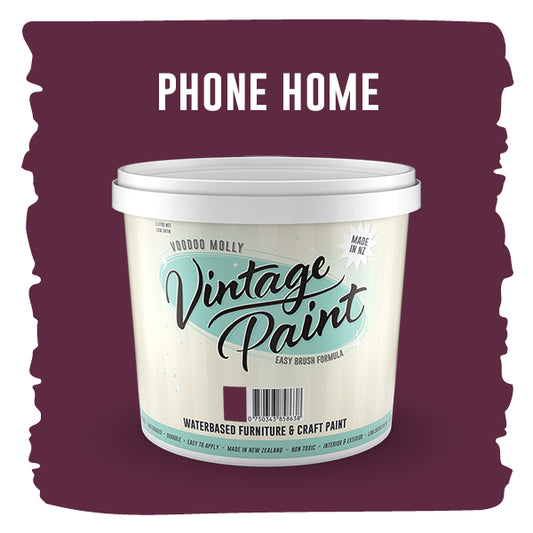 Vintage Paint Phone Home (ER) 1 Litre / Mollies New Zealand