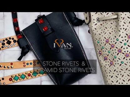 IVAN Round Stone Rivet