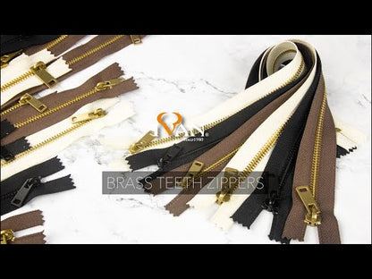 IVAN Brass #3 Zippers