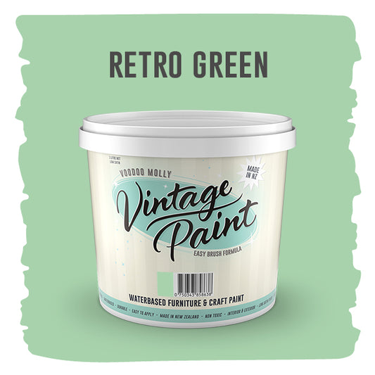 Vintage Paint Retro Green