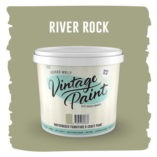 Vintage Paint River Rock 1 Litre / Mollies New Zealand