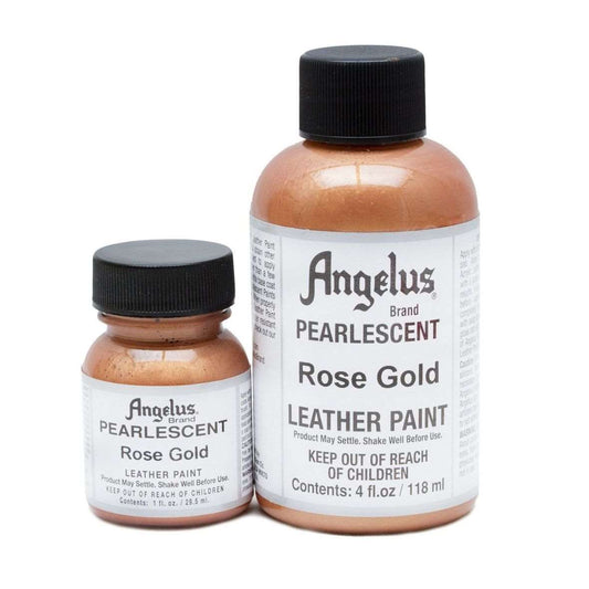 ANGELUS Acrylic Leather Paint Rose Gold Pearlescent | Mollies Make And Create NZ