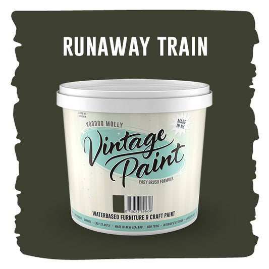 Vintage Paint Runaway Train (ER) 1 Litre / Mollies New Zealand