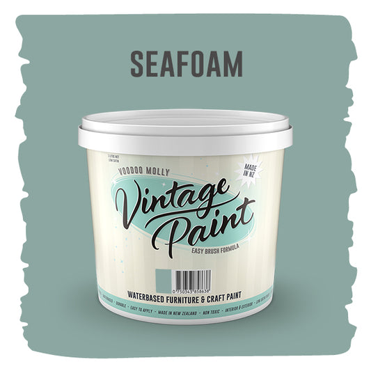 Vintage Paint Sea Foam (ER) 1 Litre / Mollies New Zealand