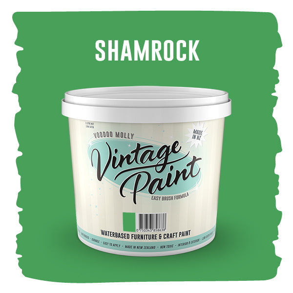 Vintage Paint Shamrock (ER) 1 Litre / Mollies New Zealand