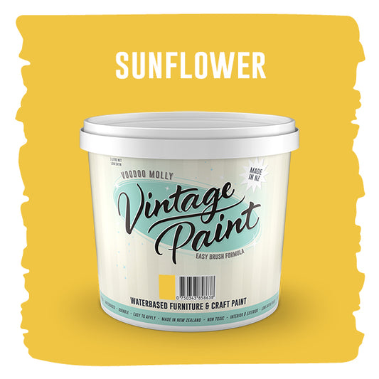 Vintage Paint Sunflower (ER) 1 Litre / Mollies New Zealand