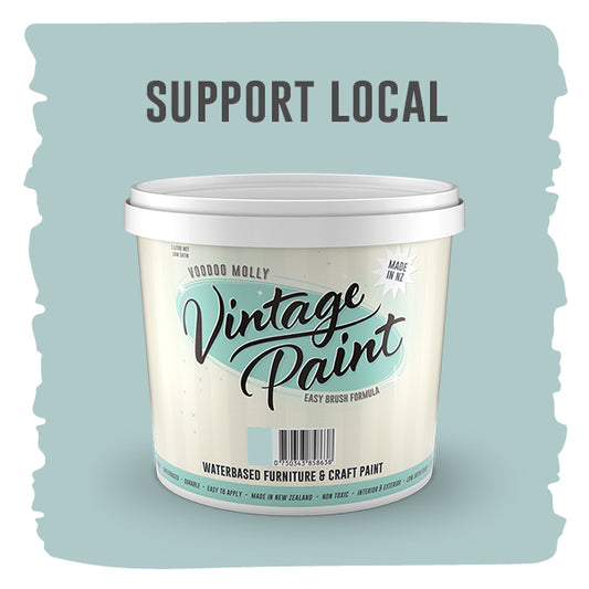 Vintage Paint Support Local (ER) 1 Litre / Mollies New Zealand