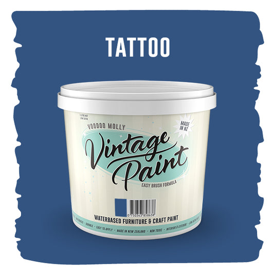 Vintage Paint Tattoo (ER) 1 Litre / Mollies New Zealand