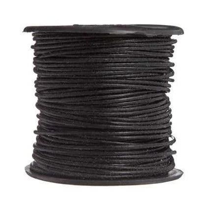 BASICS Leather Thonging 1mm Per Meter Dark Brown / Mollies New Zealand