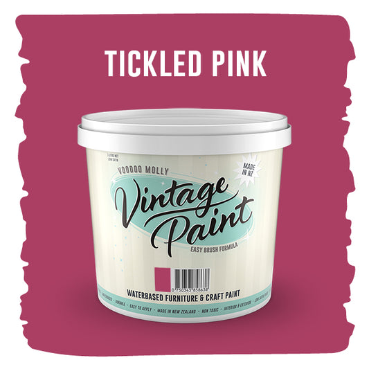 Vintage Paint Tickled Pink (ER) 1 Litre / Mollies New Zealand