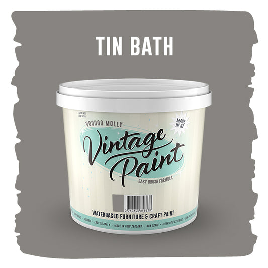 Vintage Paint Tin Bath (ER)