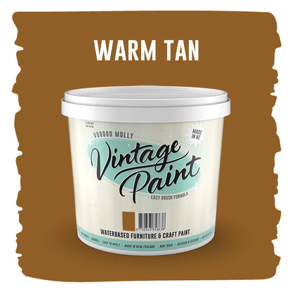 Vintage Paint Warm Tan (ER) 1 Litre / Mollies New Zealand