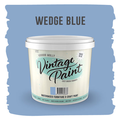 Vintage Paint Wedge Blue (ER) 1 Litre / Mollies New Zealand