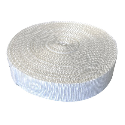 SULLIVANS Polypropylene Tape White Per Meter / Mollies New Zealand