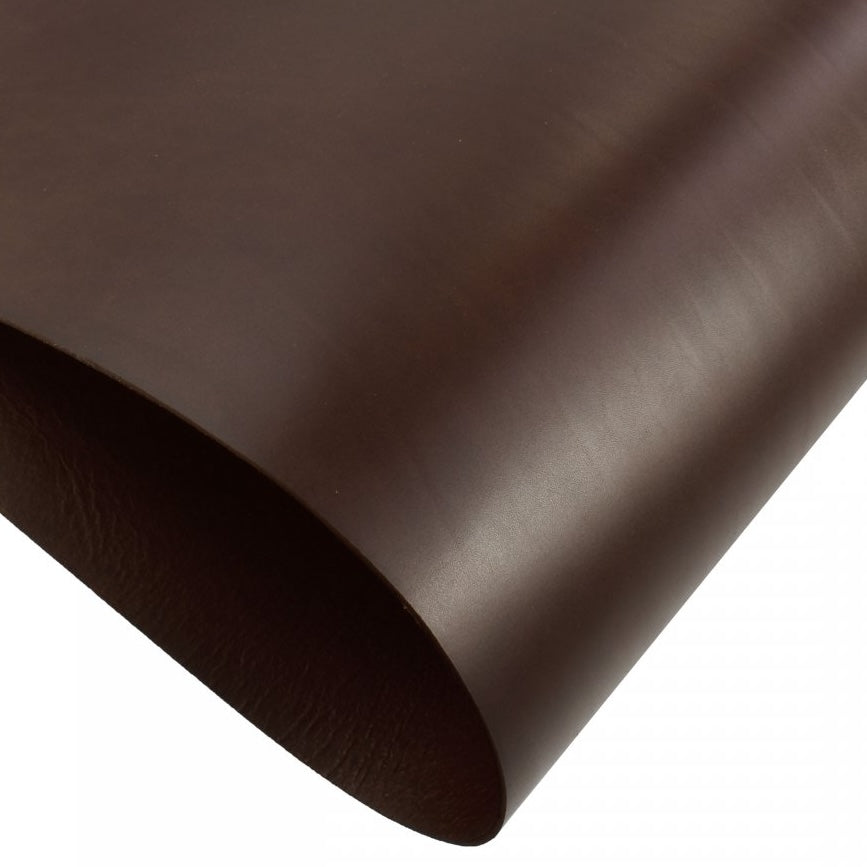 LEATHER Veg Tanned Shoulder for Belts 7-8oz Dark Brown / Mollies New Zealand